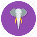 Elefant Tier Kreatur Symbol