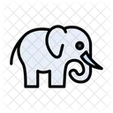 Elefant Zoo Wald Symbol