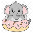 Donut Chaos Feststecken Symbol