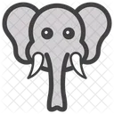 Cara De Elefante Cabeca De Elefante Emoji Ícone