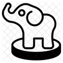 Elefante de circo  Icono