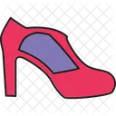 Icono De Relleno De Zapatos Icono