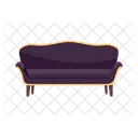 Sofa Couch Black Icon