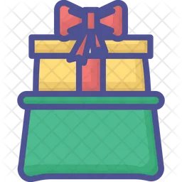 Elegant Gift Box  Icon
