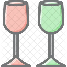 Elegant Wine Glass  Icon