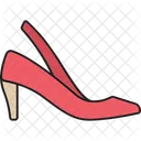 Icono De Relleno De Zapatos Icono