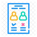 Candidato Elegir Votacion Icon