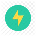 Elektrisch Blitz Donner Symbol