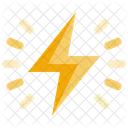 Elektrisch Donner Volt Symbol