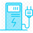 Elektrische Ladung Stadtelemente Batterie Symbol