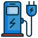 Ev Elektro Fahrzeug Icon