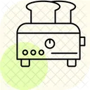 Elektrischer Brotbackautomat Symbol