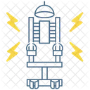 Elektrischer Stuhl Strafe Brutal Symbol