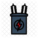 Elektrischer Transformator Stromversorgung Elektrisches Gerat Symbol