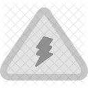 Elektrisches Gefahrenzeichen  Symbol