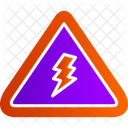 Elektrisches Gefahrenzeichen  Symbol