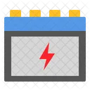 Elektrisch Batterie Strom Symbol