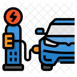 Elektrotankstelle  Symbol