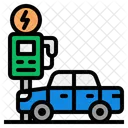 Elektrotankstelle  Symbol