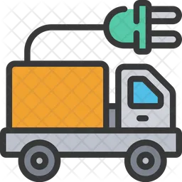 Elektro-LKW  Symbol