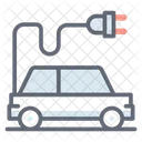 Elektroauto Automobil Okologischer Transport Symbol