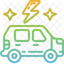 Elektroauto Hybridauto Umwelt Symbol