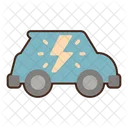 Elektroauto Elektrofahrzeug Ladeauto Symbol