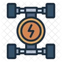 Elektroauto Chassis E Auto Chassis Auto Chassis Symbol