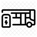 Linienbus Ladestation Elektro Symbol