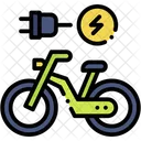 Elektrofahrrad Elektroroller Umweltfreundlich Icon