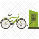 Elektro Fahrrad Aufladen Symbol
