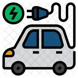 Elektrisches Fahrzeug  Symbol