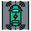 Elektrisches Fahrzeug  Symbol