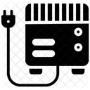 Infrarotstrahler Warmelampe Elektroheizer Symbol