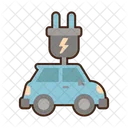 Elektromobilitat Ladeauto Elektroauto Symbol