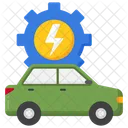 Elektromobilitat Ladeauto Elektroauto Symbol