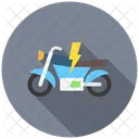 Elektrisches Motorrad  Symbol