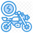 Elektrisches Motorrad  Symbol