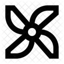 Elektronik Kuhlung Auspuff Symbol