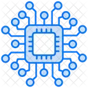 Elektronik KI Kunstliche Intelligenz Symbol