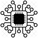 Elektronik KI Kunstliche Intelligenz Symbol