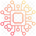 Elektronik KI Kunstliche Intelligenz Symbol