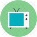 Elektronik Retro Fernseher Symbol