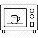 Elektronik Kuchengerate Mikrowelle Symbol
