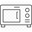 Elektronik Kuchengerate Mikrowelle Symbol
