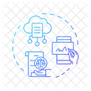 Elektronische Beglaubigung  Symbol