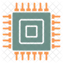 Elektronischer Chip Computerchip Es Symbol