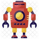 Elektronischer Roboter Mechanischer Roboter Bionischer Mensch Symbol