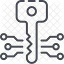 Elektronischer Schlüssel  Symbol