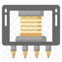 Elektronischer Transformator Elektronisch Transformator Symbol